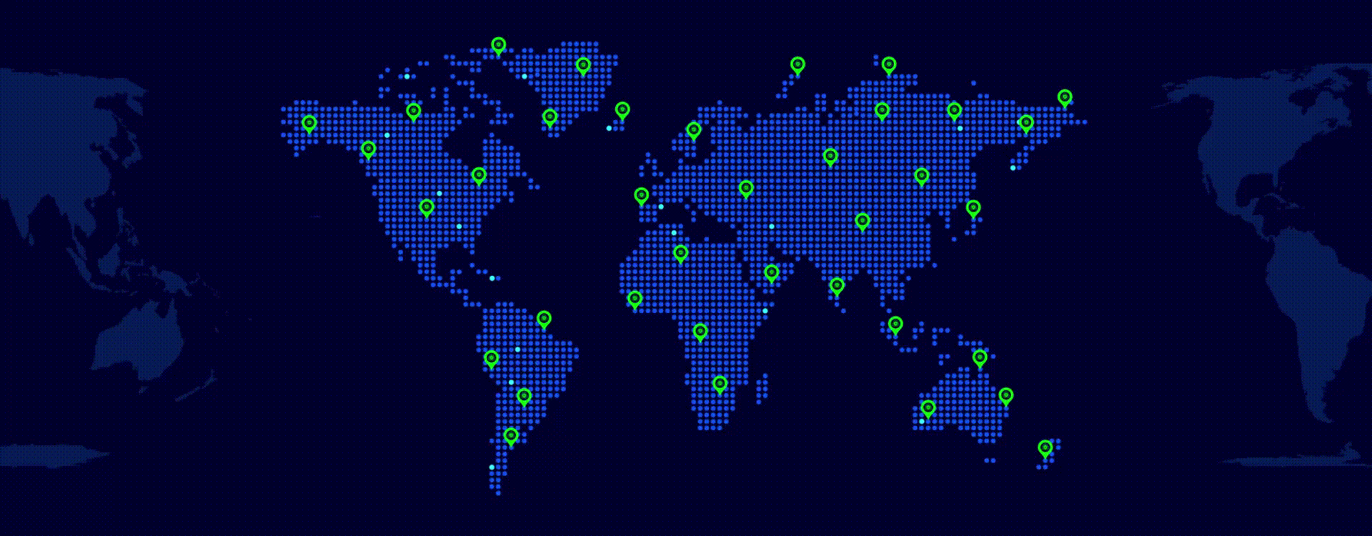 Animated screen cycling through CSA.world features, including a global map of classified spy locations