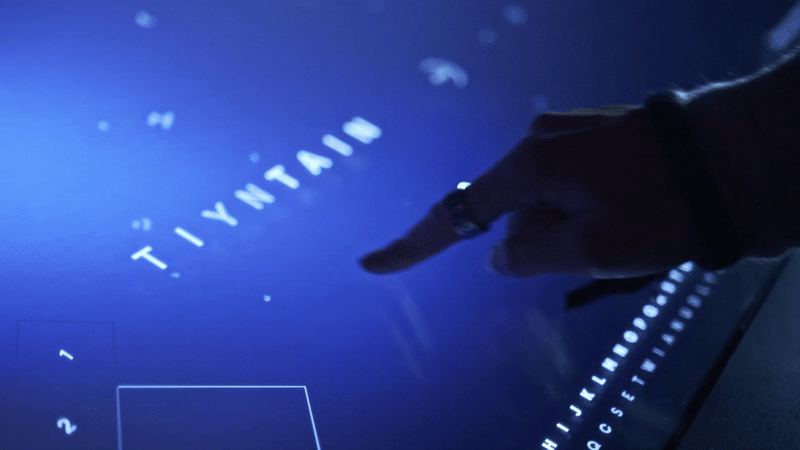 Encryption zone exhibit animation